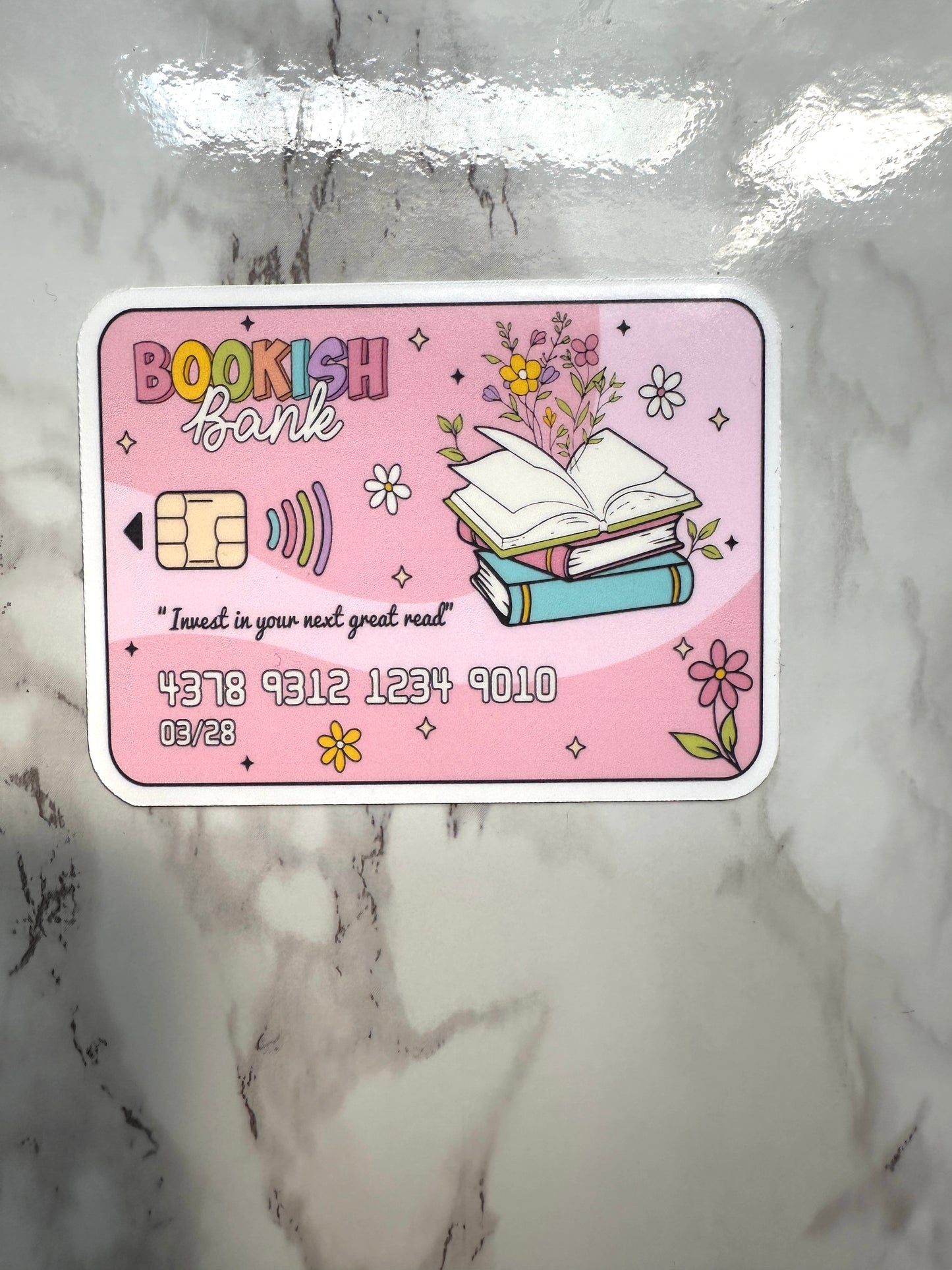 Bookish Bank Die Cut Stickers