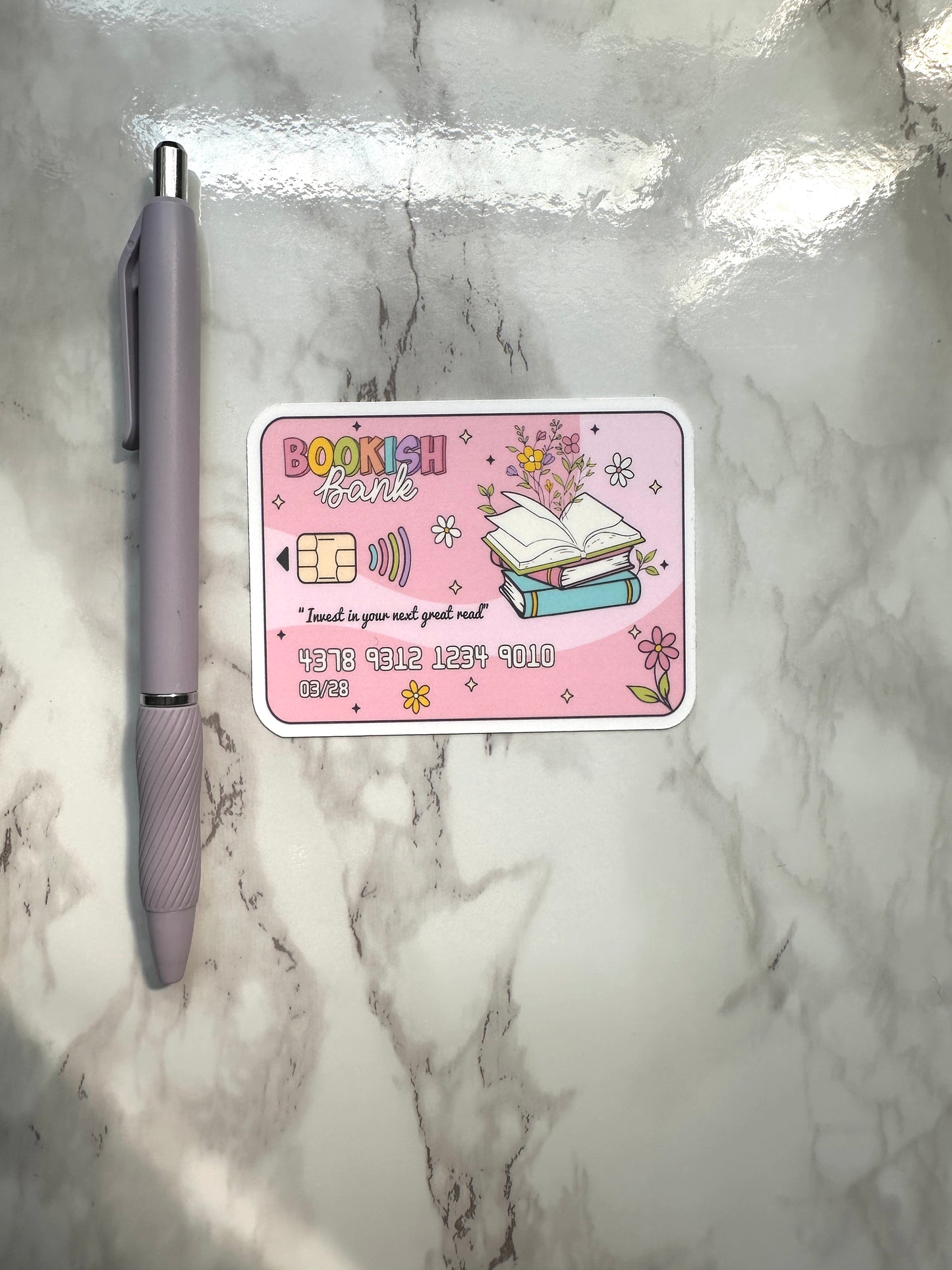 Bookish Bank Die Cut Stickers