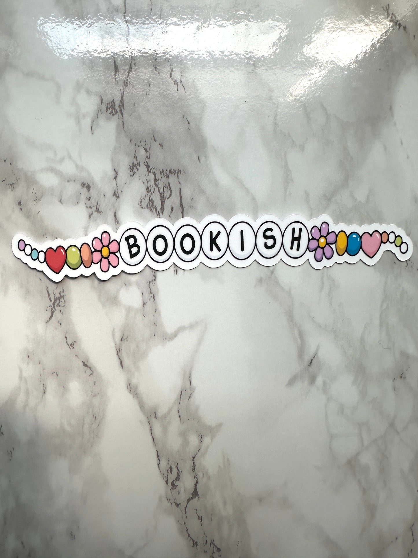 Bookish Bracelet Die Cut Sticker