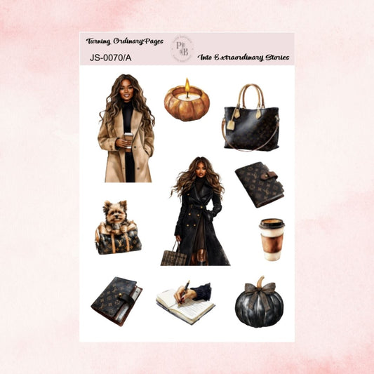 GLAM FALL STICKERS