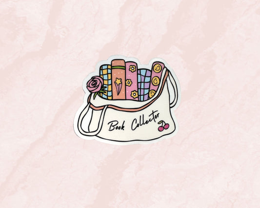 Book Collector Die cut Sticker