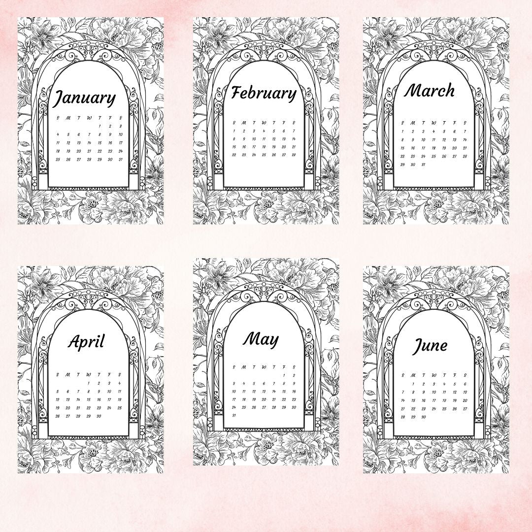 2026 FOILED 12 MONTH CALENDAR