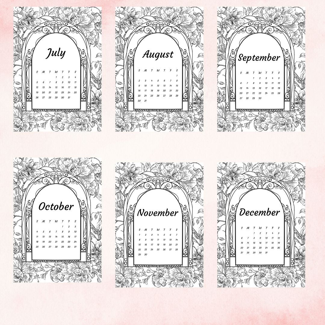 2026 FOILED 12 MONTH CALENDAR