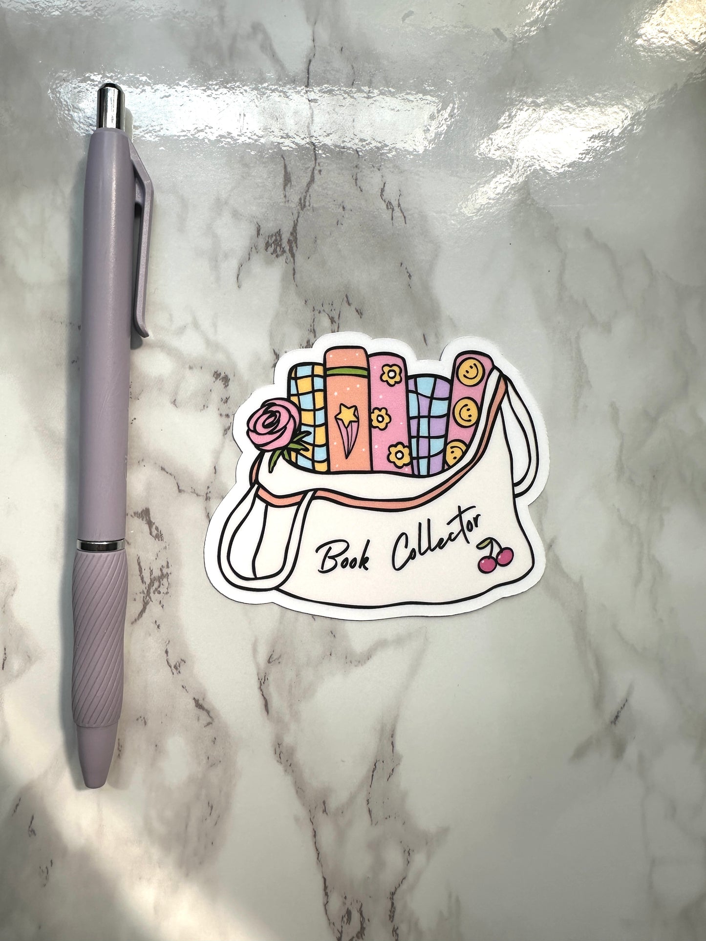 Book Collector Die cut Sticker