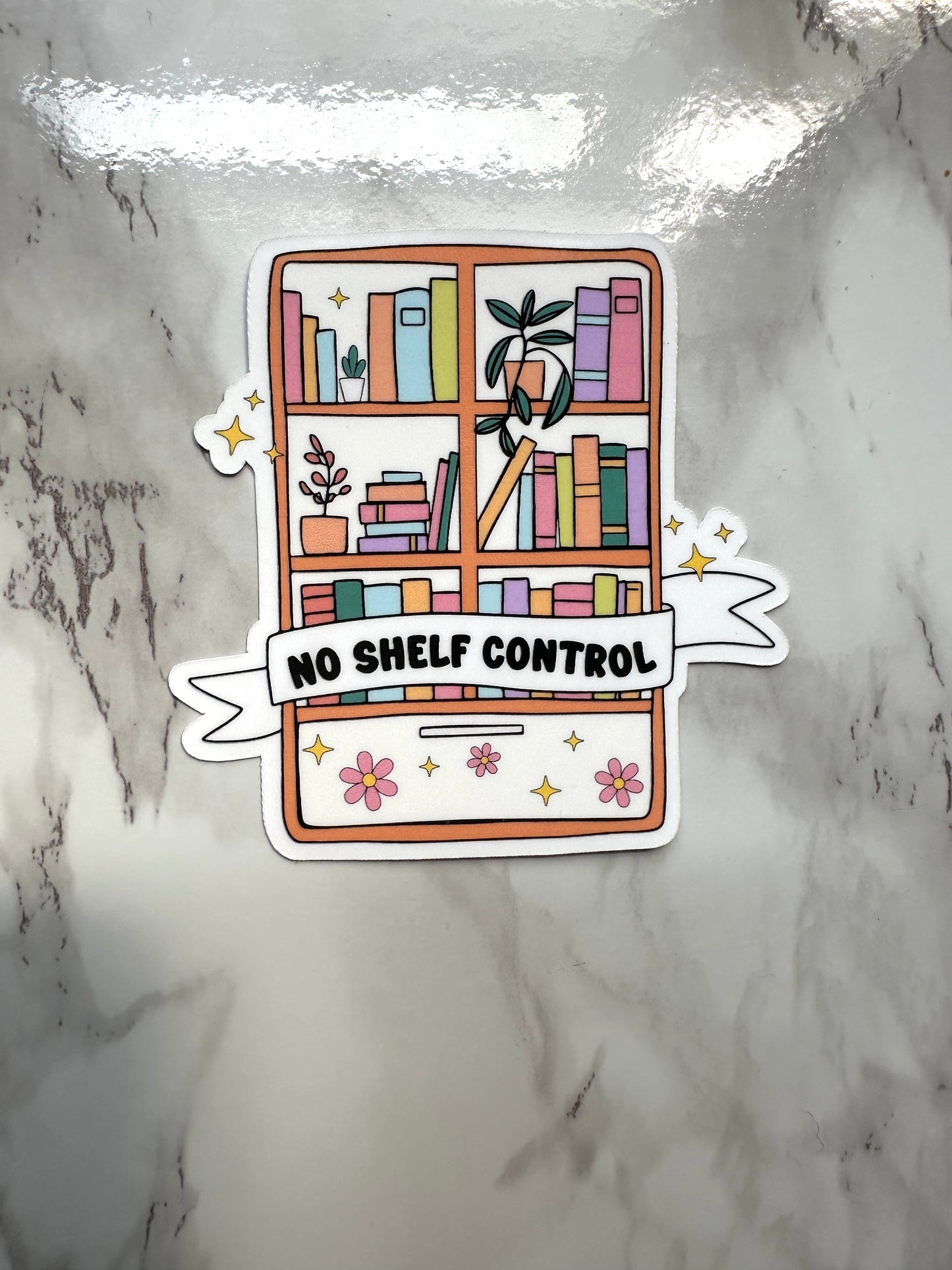 No Shelf Control Die Cut Sticker