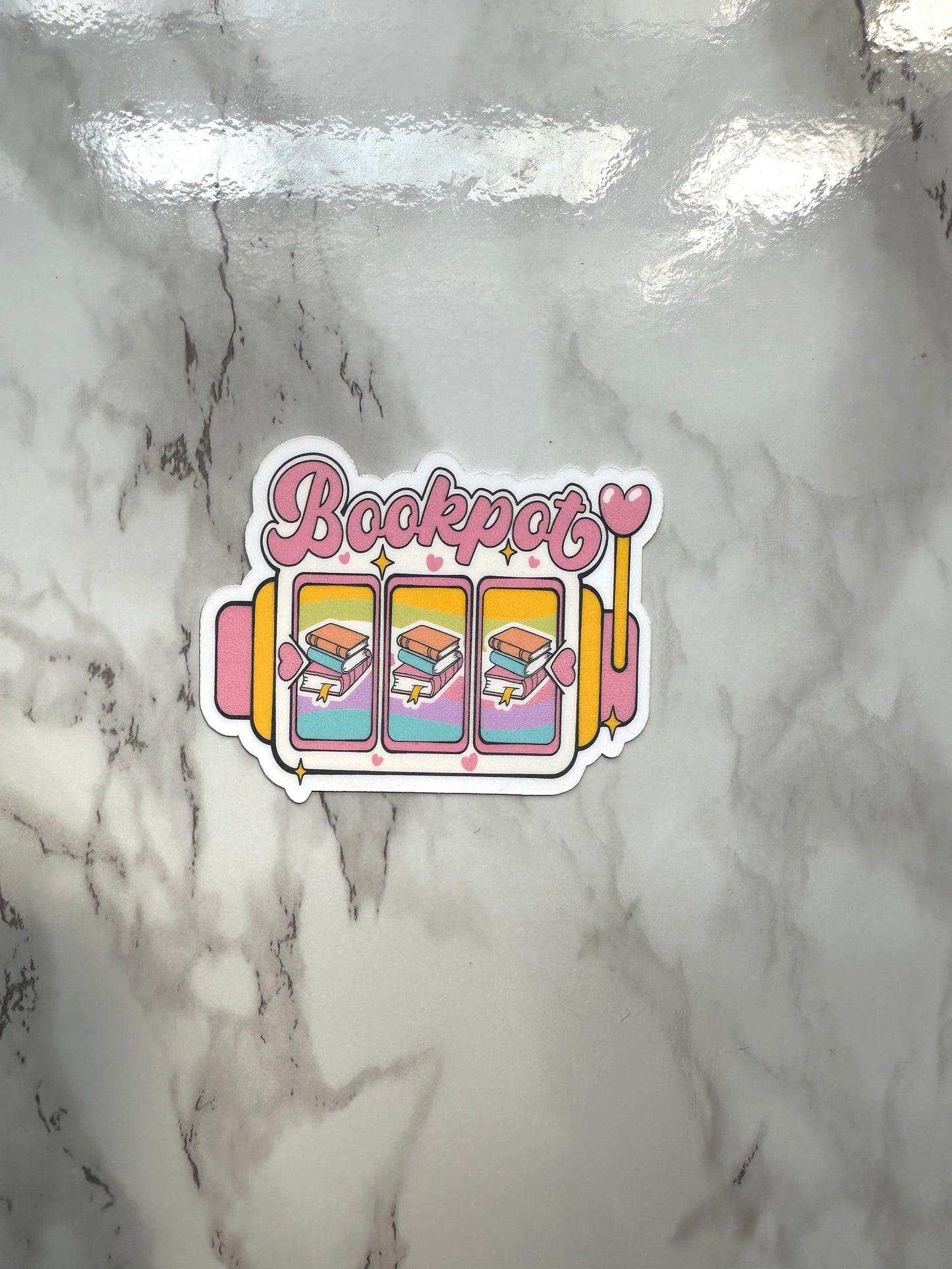 Bookpot Die Cut Sticker