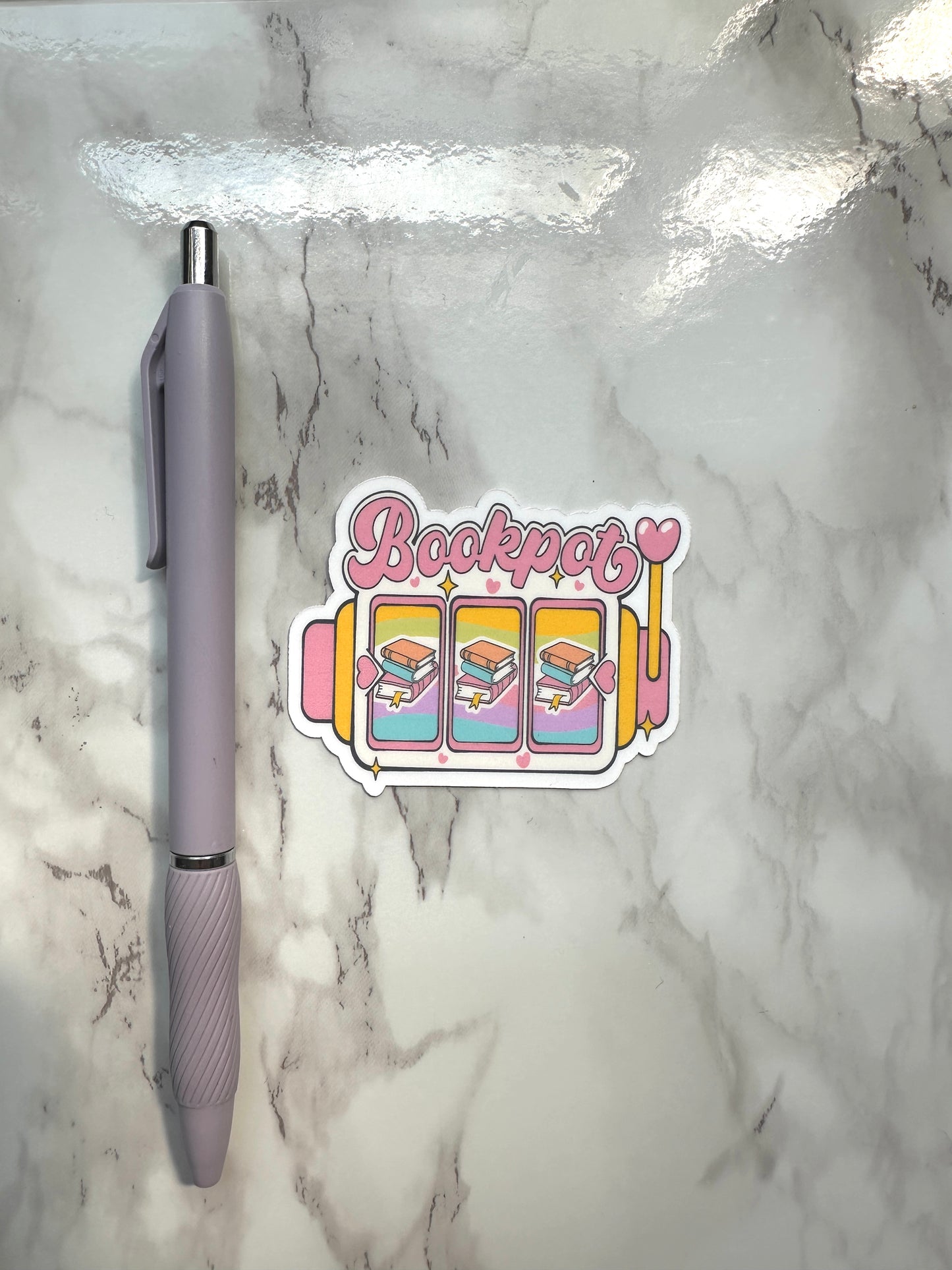 Bookpot Die Cut Sticker