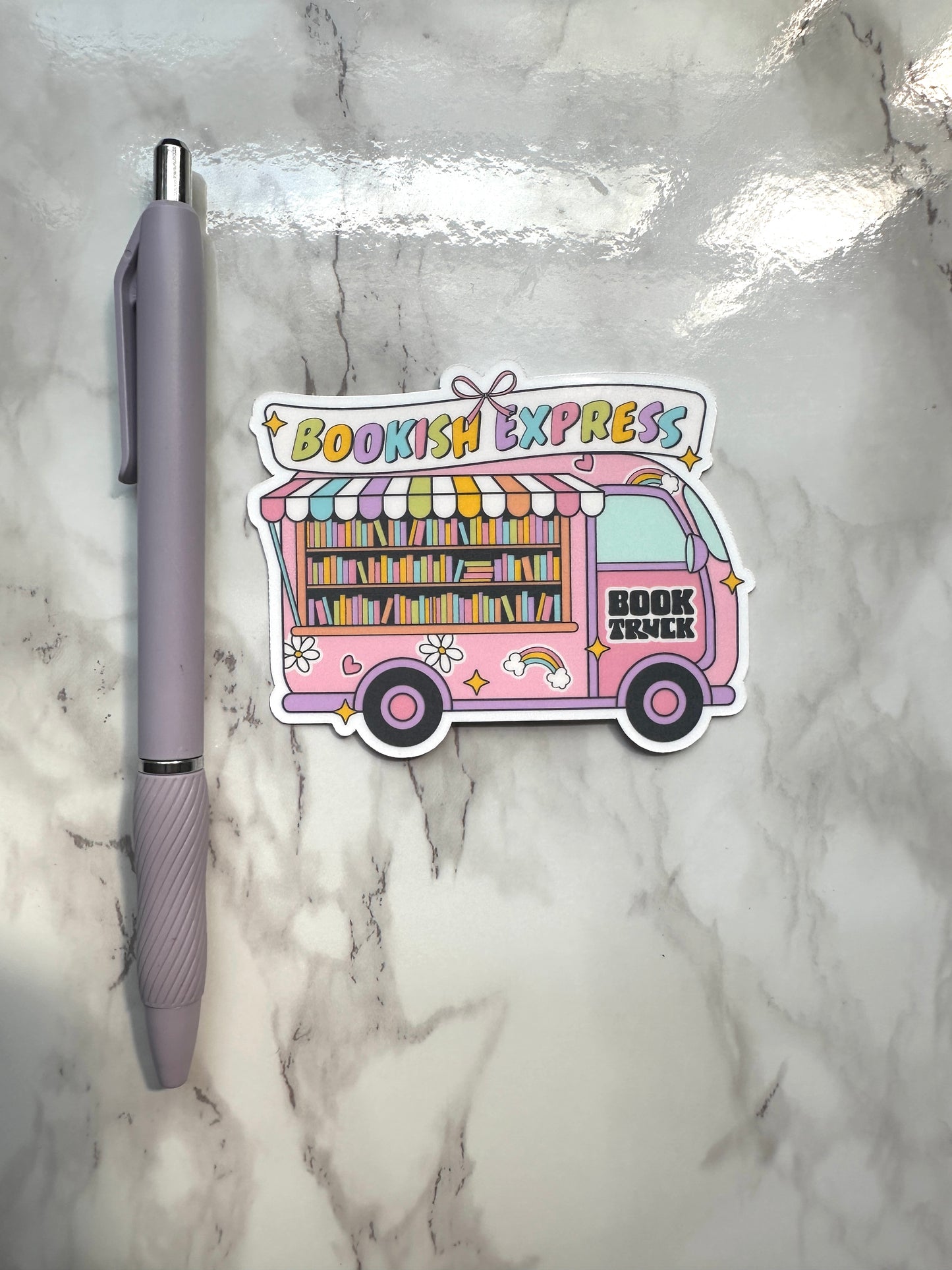 Bookish Express Die Cut Stickers