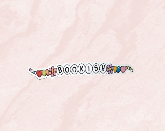 Bookish Bracelet Die Cut Sticker