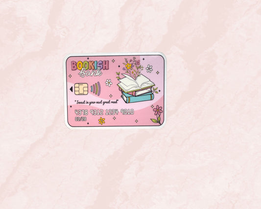 Bookish Bank Die Cut Stickers
