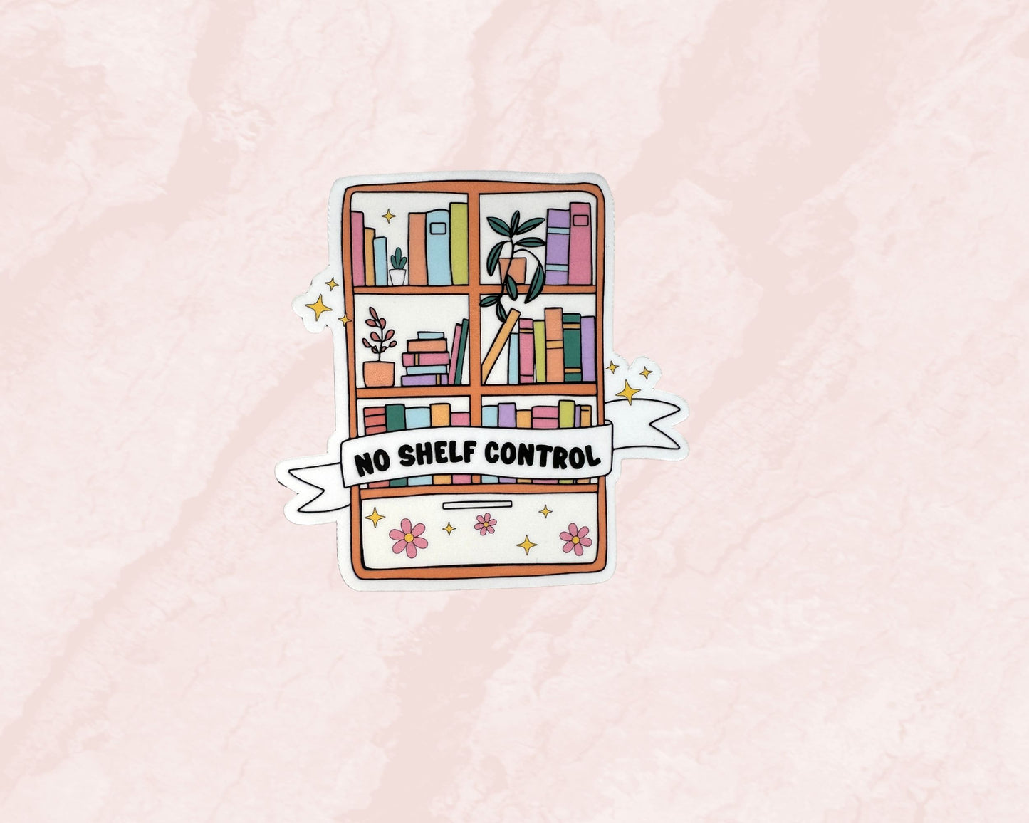 No Shelf Control Die Cut Sticker